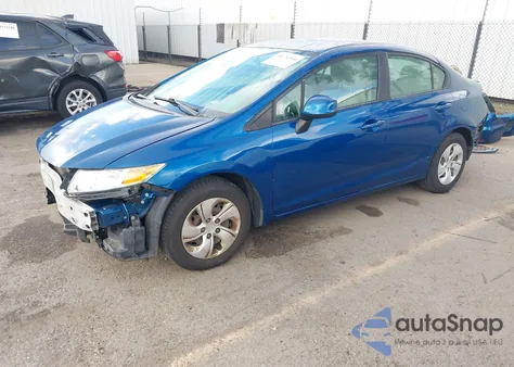 2013 Honda Civic Lx z USA, uszkodzony, nr VIN 2HGFB2F50DH566147